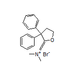 N-[3,3-Diphenyldihydrofuran-2(3H)-ylidene]-N-methylmethanaminium Bromide