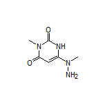 3-Methyl-6-(1-methylhydrazinyl)pyrimidine-2,4(1H,3H)-dione