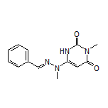 (E)-6-(2-Benzylidene-1-methylhydrazinyl)-3-methylpyrimidine-2,4(1H,3H)-dione