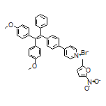 4-[4-[2,2-Bis(4-methoxyphenyl)-1-phenylvinyl]phenyl]-1-[(5-nitro-2-furyl)methyl]pyridin-1-ium Bromide