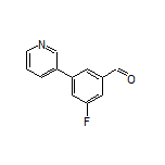 3-Fluoro-5-(3-pyridyl)benzaldehyde