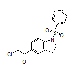 2-Chloro-1-[1-(phenylsulfonyl)-5-indolinyl]ethanone