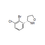 (S)-3-(2-Bromo-3-chlorophenyl)isoxazolidine