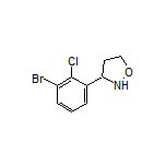 3-(3-Bromo-2-chlorophenyl)isoxazolidine