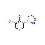 (S)-3-(3-Bromo-2-chlorophenyl)isoxazolidine