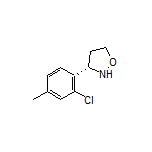 (S)-3-(2-Chloro-4-methylphenyl)isoxazolidine