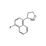 3-(4-Fluoro-1-naphthyl)isoxazolidine