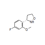 (S)-3-(4-Fluoro-2-methoxyphenyl)isoxazolidine