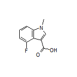 4-Fluoro-1-methyl-1H-indole-3-carboxylic Acid