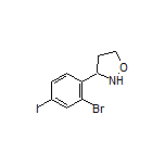 3-(2-Bromo-4-iodophenyl)isoxazolidine