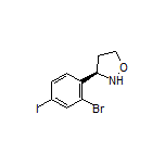 (R)-3-(2-Bromo-4-iodophenyl)isoxazolidine