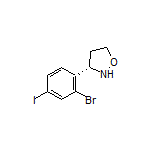 (S)-3-(2-Bromo-4-iodophenyl)isoxazolidine