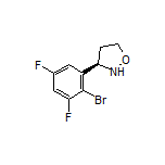 (R)-3-(2-Bromo-3,5-difluorophenyl)isoxazolidine