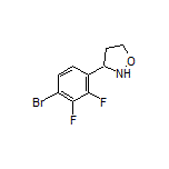 3-(4-Bromo-2,3-difluorophenyl)isoxazolidine