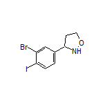 3-(3-Bromo-4-iodophenyl)isoxazolidine