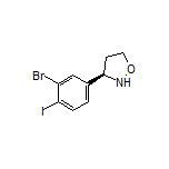 (R)-3-(3-Bromo-4-iodophenyl)isoxazolidine