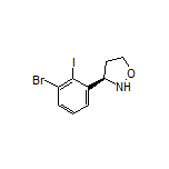 (R)-3-(3-Bromo-2-iodophenyl)isoxazolidine