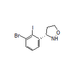 (S)-3-(3-Bromo-2-iodophenyl)isoxazolidine