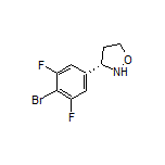 (S)-3-(4-Bromo-3,5-difluorophenyl)isoxazolidine