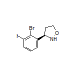 (R)-3-(2-Bromo-3-iodophenyl)isoxazolidine