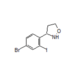 3-(4-Bromo-2-iodophenyl)isoxazolidine