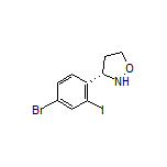 (S)-3-(4-Bromo-2-iodophenyl)isoxazolidine