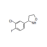 3-(3-Chloro-4-iodophenyl)isoxazolidine