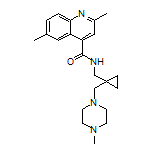 2,6-Dimethyl-N-[[1-[(4-methyl-1-piperazinyl)methyl]cyclopropyl]methyl]quinoline-4-carboxamide