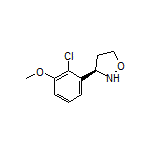 (R)-3-(2-Chloro-3-methoxyphenyl)isoxazolidine