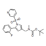 N-Boc-1-[5-(2-fluorophenyl)-1-(pyridin-3-ylsulfonyl)-3-pyrrolyl]-N-methylmethanamine