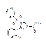 5-(2-Fluorophenyl)-N-methyl-1-(pyridin-3-ylsulfonyl)pyrrole-3-carboxamide