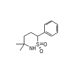 3,3-Dimethyl-6-phenyl-1,2-thiazinane 1,1-Dioxide