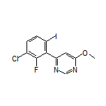 4-(3-Chloro-2-fluoro-6-iodophenyl)-6-methoxypyrimidine