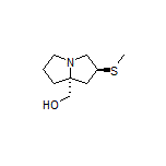 [(2S,7aR)-2-(Methylthio)hexahydro-1H-pyrrolizin-7a-yl]methanol