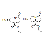 Ethyl cis-2-Hydroxy-5-oxohexahydro-1H-pyrrolizine-7a-carboxylate