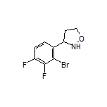 3-(2-Bromo-3,4-difluorophenyl)isoxazolidine