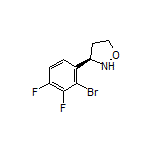 (R)-3-(2-Bromo-3,4-difluorophenyl)isoxazolidine