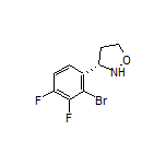 (S)-3-(2-Bromo-3,4-difluorophenyl)isoxazolidine