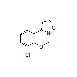 3-(3-Chloro-2-methoxyphenyl)isoxazolidine