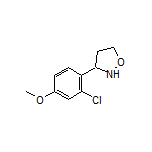 3-(2-Chloro-4-methoxyphenyl)isoxazolidine