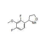 3-(2,4-Difluoro-3-methoxyphenyl)isoxazolidine