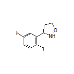 3-(2,5-Diiodophenyl)isoxazolidine