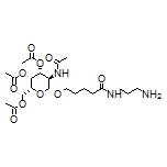 5-Acetamido-2-(acetoxymethyl)-6-[[5-[(3-aminopropyl)amino]-5-oxopentyl]oxy]tetrahydro-2H-pyran-3,4-diyl (2R,3R,4R,5R,6R)-Diacetate