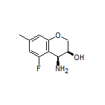 (3S,4S)-4-Amino-5-fluoro-7-methylchroman-3-ol