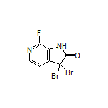 3,3-Dibromo-7-fluoro-6-azaindole-2(3H)-one