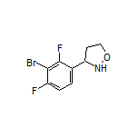 3-(3-Bromo-2,4-difluorophenyl)isoxazolidine