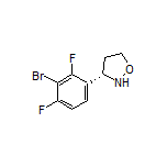 (S)-3-(3-Bromo-2,4-difluorophenyl)isoxazolidine