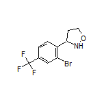 3-[2-Bromo-4-(trifluoromethyl)phenyl]isoxazolidine