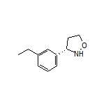 (S)-3-(3-Ethylphenyl)isoxazolidine