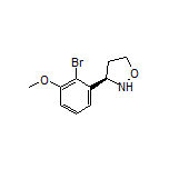 (R)-3-(2-Bromo-3-methoxyphenyl)isoxazolidine